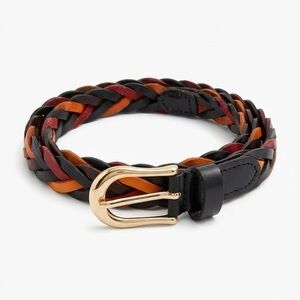 Unbranded Leather Braided Belt Brown Tan Black Red New